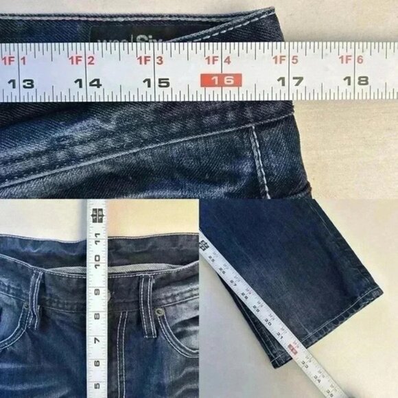 Buffalo Six Men’s Slim Straight Leg Jeans Blue Size 30 - Picture 10 of 13